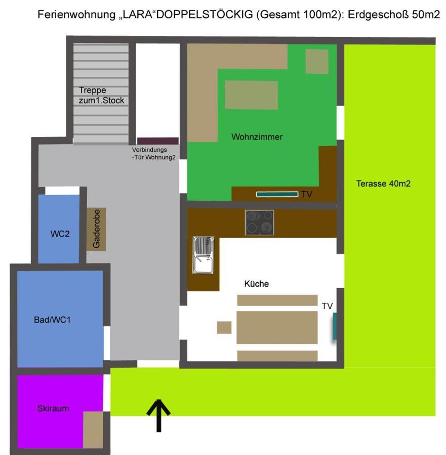 Appartement Lara & Lea Zell am Ziller Exterior foto